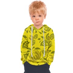 Folk Flowers Pattern Floral Surface Design Seamless Pattern Kids  Overhead Hoodie by Eskimos