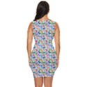 Beautiful Bright Butterflies Are Flying Draped Bodycon Dress View4