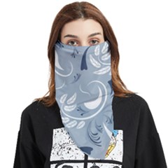 Folk Flowers Pattern Floral Surface Design Seamless Pattern Face Covering Bandana (triangle) by Eskimos