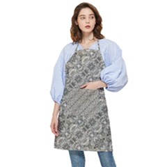 Vintage Pattern Geometric Mosaic Pocket Apron by dflcprintsclothing