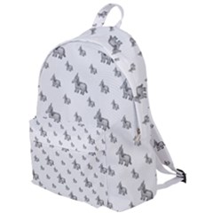 Grey Unicorn Sketchy Style Motif Drawing Pattern The Plain Backpack by dflcprintsclothing