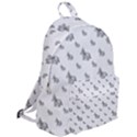Grey Unicorn Sketchy Style Motif Drawing Pattern The Plain Backpack View2