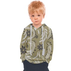 Folk Flowers Pattern Floral Surface Design Seamless Pattern Kids  Overhead Hoodie by Eskimos