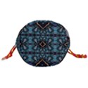Blue pattern Drawstring Bucket Bag View3