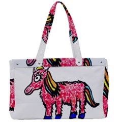 Unicorn Sketchy Style Drawing Canvas Work Bag by dflcprintsclothing