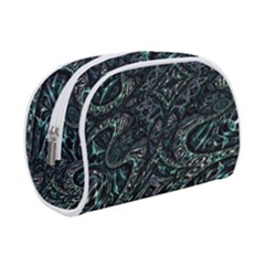 Emerald Distortion Make Up Case (small) by MRNStudios