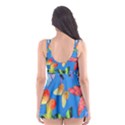 Bright Butterflies Circle In The Air Skater Dress Swimsuit View2