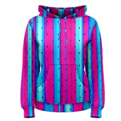 Warped Stripy Dots Women s Pullover Hoodie by essentialimage365