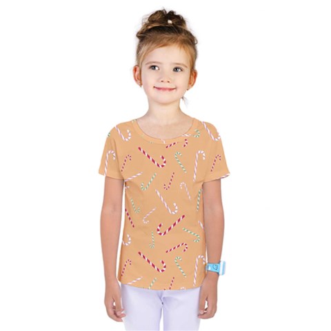 Sweet Christmas Candy Kids  One Piece Tee by SychEva