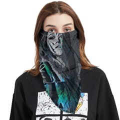 Glitch Witch Face Covering Bandana (triangle) by MRNStudios