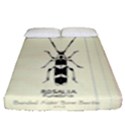Banded Alder Borer  Fitted Sheet (Queen Size) View1