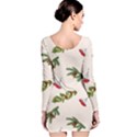 Rowan Branches And Spruce Branches Long Sleeve Velvet Bodycon Dress View2