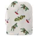 Rowan Branches And Spruce Branches Drawstring Pouch (3XL) View2