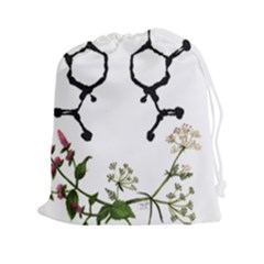 Chirality Drawstring Pouch (2xl) by Limerence
