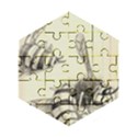 bees Wooden Puzzle Hexagon View1