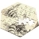 bees Wooden Puzzle Hexagon View2