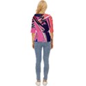 Painted Marble Lightweight Drawstring Hooded Top View4