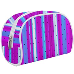 Warped Stripy Dots Make Up Case (large) by essentialimage365