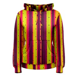 Warped Stripy Dots Women s Pullover Hoodie by essentialimage365