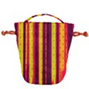 Warped Stripy Dots Drawstring Bucket Bag View2