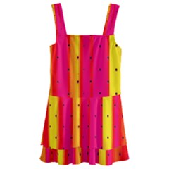Warped Stripy Dots Kids  Layered Skirt Swimsuit by essentialimage365