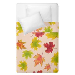 Bright Autumn Leaves Duvet Cover Double Side (single Size) by SychEva