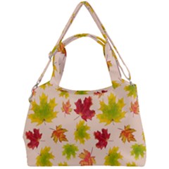 Bright Autumn Leaves Double Compartment Shoulder Bag by SychEva
