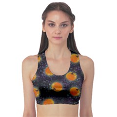 Space Pumpkins Sports Bra by SychEva