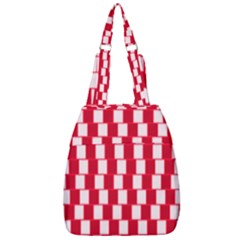 Illusion Waves Pattern Center Zip Backpack by Sparkle