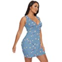 Cute Dragonflies In Spring Draped Bodycon Dress View3