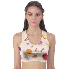 Summer Fruit Sports Bra by SychEva