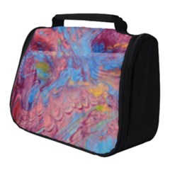 Abstract Marbling Art Print Full Print Travel Pouch (small) by kaleidomarblingart