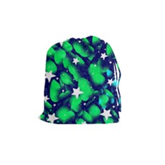 Space Odyssey  Drawstring Pouch (medium) by notyouraveragemonet