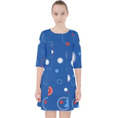 Christmas Pattern Tree Design Pocket Dress by Sapixe