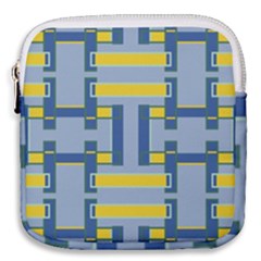 Abstract Pattern Geometric Backgrounds   Mini Square Pouch by Eskimos