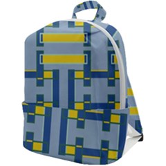 Abstract Pattern Geometric Backgrounds   Zip Up Backpack by Eskimos