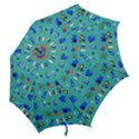 Green 50s Pattern Hook Handle Umbrellas (Small) View2