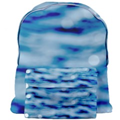 Blue Waves Abstract Series No5 Giant Full Print Backpack by DimitriosArt