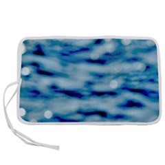 Blue Waves Abstract Series No5 Pen Storage Case (l) by DimitriosArt