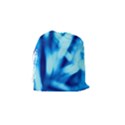 Blue Abstract 2 Drawstring Pouch (Small) View2