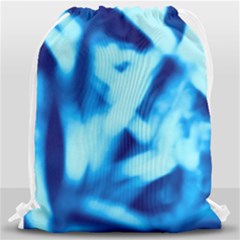 Blue Abstract 2 Drawstring Bag (large) by DimitriosArt