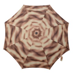 Pink  Waves Abstract Series No6 Hook Handle Umbrellas (small) by DimitriosArt