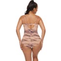 Pink  Waves Abstract Series No5 Retro Full Coverage Swimsuit View4