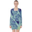 Cold Stars V-neck Bodycon Long Sleeve Dress View1
