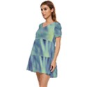 Cold Stars Tiered Short Sleeve Mini Dress View3