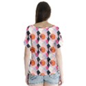 Digi Anim V-Neck Flutter Sleeve Top View2