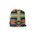 Abstract pattern geometric backgrounds   Drawstring Pouch (Small) View2