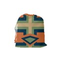 Abstract pattern geometric backgrounds   Drawstring Pouch (Medium) View2