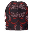Floral folk damask pattern Fantasy flowers Floral geometric fantasy Drawstring Pouch (3XL) View2