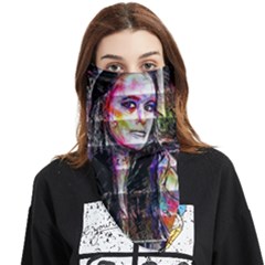 Hungry Eyes Ii Face Covering Bandana (triangle) by MRNStudios